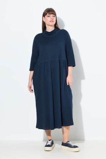 Moda za polnejše Haljina maxi 3/4 rukava plus velikost, xxl, Ulla Popken in Johann Popken (JP1880)