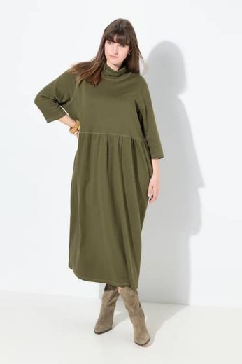 Moda za polnejše Haljina maxi 3/4 rukava plus velikost, xxl, Ulla Popken in Johann Popken (JP1880)
