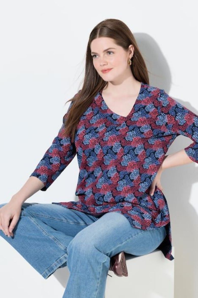Moda za polnejše Majica 3/4 rukava plus velikost, xxl, Ulla Popken in Johann Popken (JP1880)