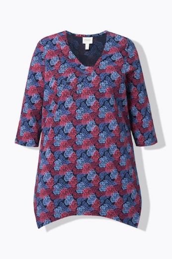 Moda za polnejše Majica 3/4 rukava plus velikost, xxl, Ulla Popken in Johann Popken (JP1880)