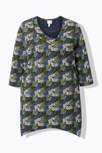 Moda za polnejše Majica 3/4 rukava plus velikost, xxl, Ulla Popken in Johann Popken (JP1880)