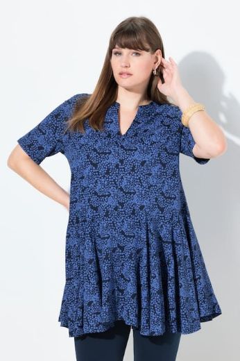 Moda za polnejše Tunika kratkih rukava A kroja plus velikost, xxl, Ulla Popken in Johann Popken (JP1880)