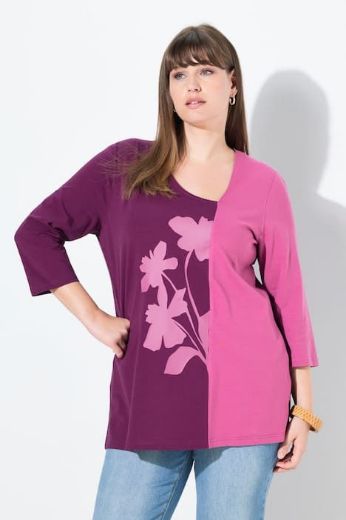 Moda za polnejše Majica 3/4 rukava plus velikost, xxl, Ulla Popken in Johann Popken (JP1880)