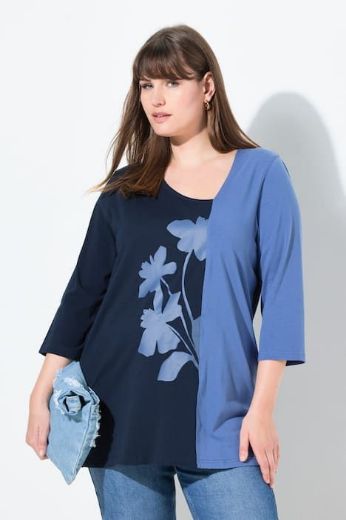 Moda za polnejše Majica 3/4 rukava plus velikost, xxl, Ulla Popken in Johann Popken (JP1880)