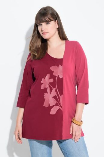 Moda za polnejše Majica 3/4 rukava plus velikost, xxl, Ulla Popken in Johann Popken (JP1880)