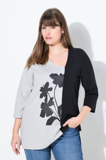 Moda za polnejše Majica 3/4 rukava plus velikost, xxl, Ulla Popken in Johann Popken (JP1880)