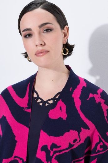 Moda za polnejše Kardigan 3/4 rukava šireg kroja plus velikost, xxl, Ulla Popken in Johann Popken (JP1880)