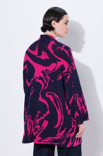 Moda za polnejše Kardigan 3/4 rukava šireg kroja plus velikost, xxl, Ulla Popken in Johann Popken (JP1880)