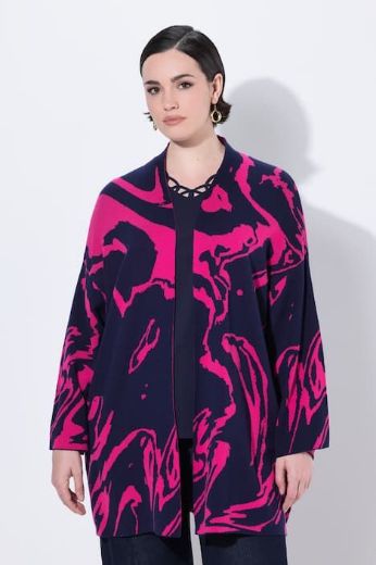 Moda za polnejše Kardigan 3/4 rukava šireg kroja plus velikost, xxl, Ulla Popken in Johann Popken (JP1880)