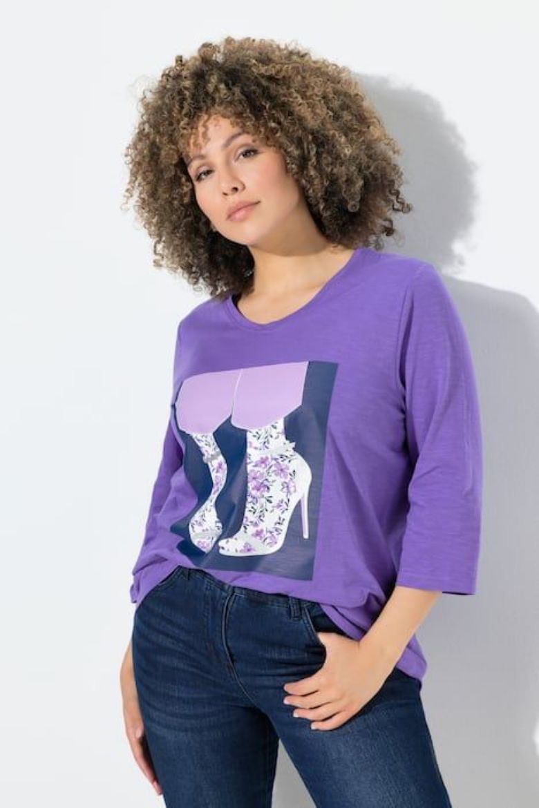 Moda za polnejše Majica 3/4 rukava plus velikost, xxl, Ulla Popken in Johann Popken (JP1880)