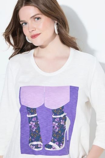 Moda za polnejše Majica 3/4 rukava plus velikost, xxl, Ulla Popken in Johann Popken (JP1880)