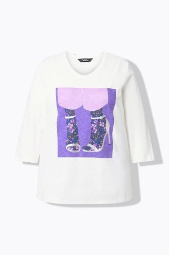 Moda za polnejše Majica 3/4 rukava plus velikost, xxl, Ulla Popken in Johann Popken (JP1880)