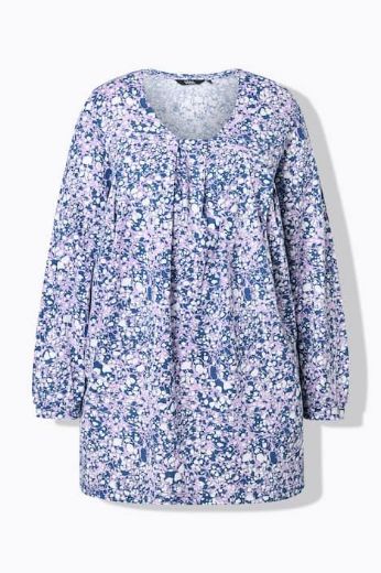 Moda za polnejše Majica dugih rukava A kroja plus velikost, xxl, Ulla Popken in Johann Popken (JP1880)