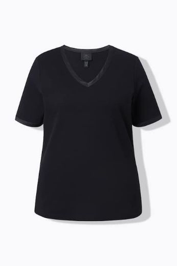Moda za polnejše Majica kratkih rukava V ovratnika plus velikost, xxl, Ulla Popken in Johann Popken (JP1880)