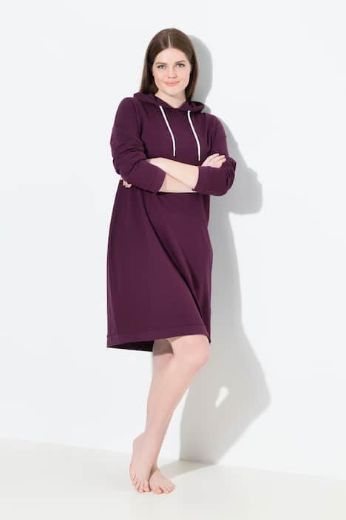 Moda za polnejše Haljina dugih rukava s kapuljačom plus velikost, xxl, Ulla Popken in Johann Popken (JP1880)