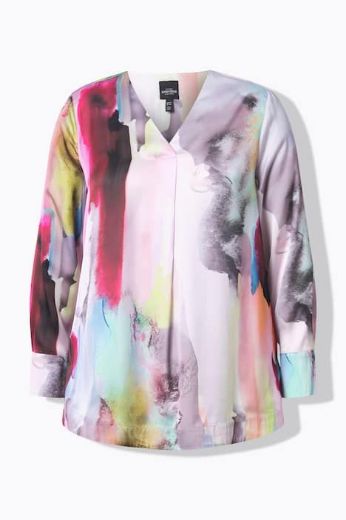 Moda za polnejše Bluza dugih rukava plus velikost, xxl, Ulla Popken in Johann Popken (JP1880)