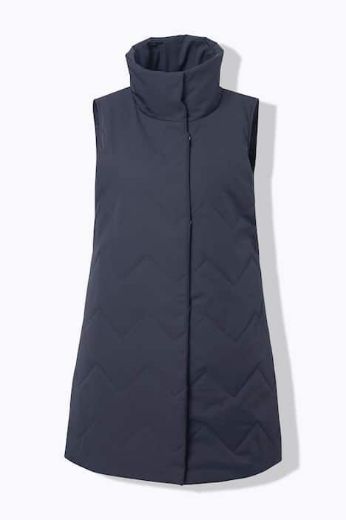 Moda za polnejše Prsluk prošiveni  dužeg kroja s kapuljačom plus velikost, xxl, Ulla Popken in Johann Popken (JP1880)