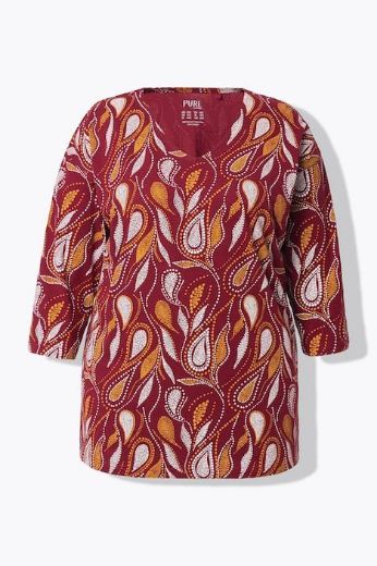 Moda za polnejše Pidžama 3/4 rukava plus velikost, xxl, Ulla Popken in Johann Popken (JP1880)
