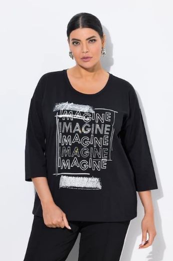 Moda za polnejše Majica 3/4 rukava okruglog ovratnika plus velikost, xxl, Ulla Popken in Johann Popken (JP1880)