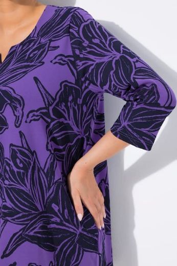 Moda za polnejše Majica 3/4 rukava A kroja plus velikost, xxl, Ulla Popken in Johann Popken (JP1880)