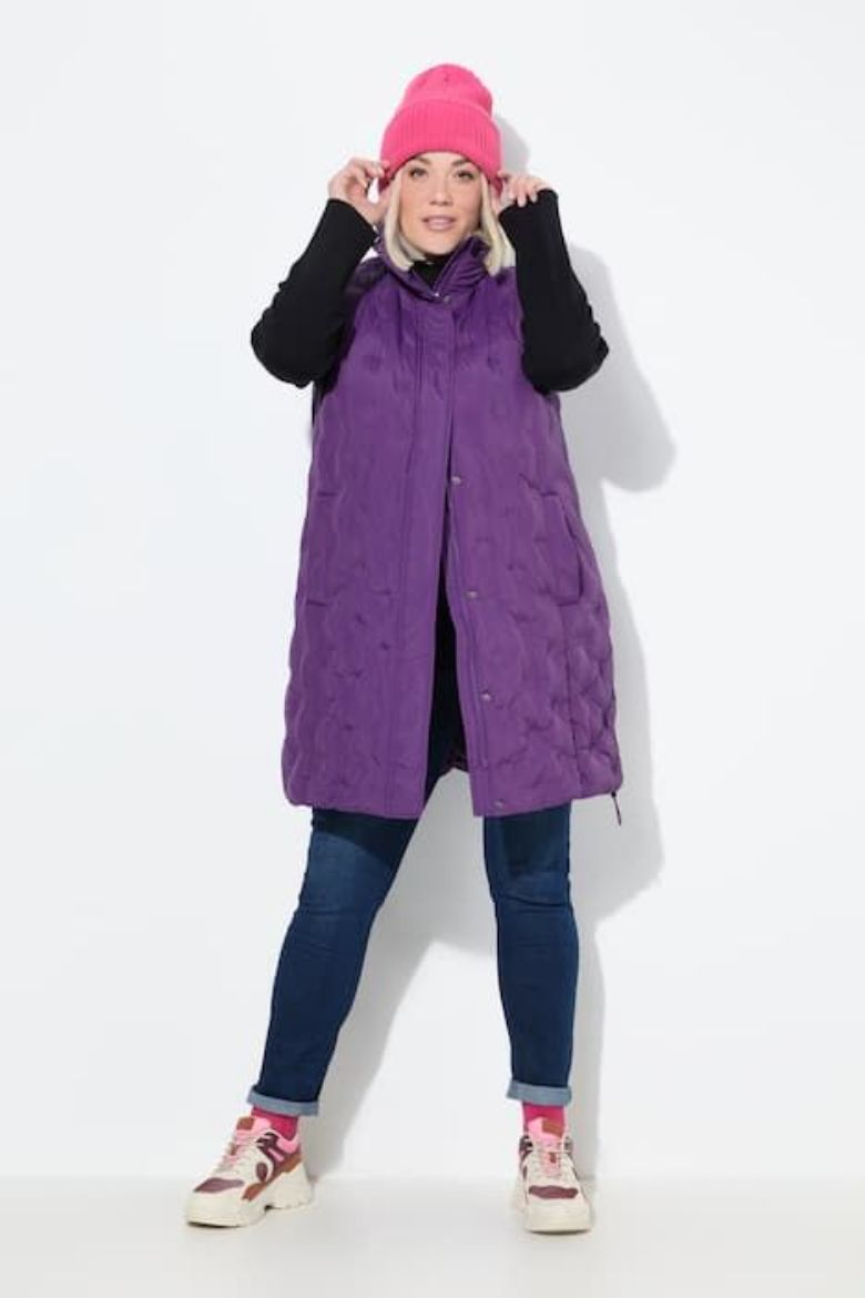 Moda za polnejše Prsluk prošiveni dužeg A kroja plus velikost, xxl, Ulla Popken in Johann Popken (JP1880)