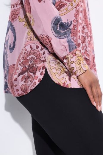 Moda za polnejše Bluza dugih rukava cvjetnog uzorka plus velikost, xxl, Ulla Popken in Johann Popken (JP1880)