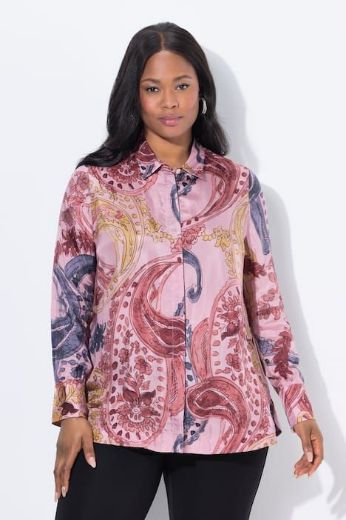Moda za polnejše Bluza dugih rukava cvjetnog uzorka plus velikost, xxl, Ulla Popken in Johann Popken (JP1880)