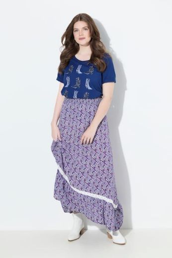 Moda za polnejše Suknja midi A kroja plus velikost, xxl, Ulla Popken in Johann Popken (JP1880)