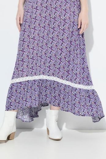 Moda za polnejše Suknja midi A kroja plus velikost, xxl, Ulla Popken in Johann Popken (JP1880)