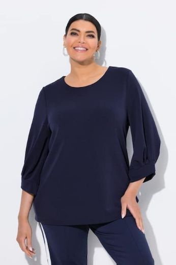Moda za polnejše Majica 3/4 rukava okruglog ovratnika plus velikost, xxl, Ulla Popken in Johann Popken (JP1880)