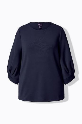 Moda za polnejše Majica 3/4 rukava okruglog ovratnika plus velikost, xxl, Ulla Popken in Johann Popken (JP1880)