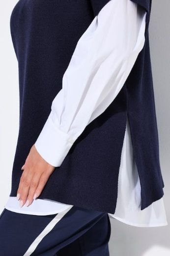 Moda za polnejše Pulover kratkih rukava šireg kroja plus velikost, xxl, Ulla Popken in Johann Popken (JP1880)