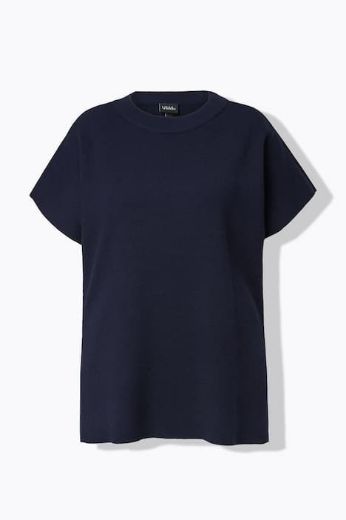 Moda za polnejše Pulover kratkih rukava šireg kroja plus velikost, xxl, Ulla Popken in Johann Popken (JP1880)