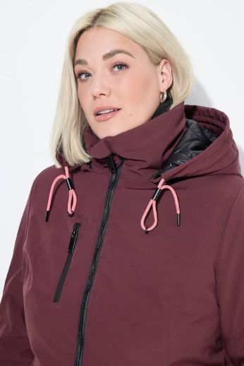 Moda za polnejše Jakna funkcionalna s kapuljačom plus velikost, xxl, Ulla Popken in Johann Popken (JP1880)