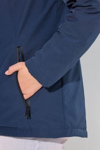 Moda za polnejše Jakna funkcionalna s kapuljačom plus velikost, xxl, Ulla Popken in Johann Popken (JP1880)