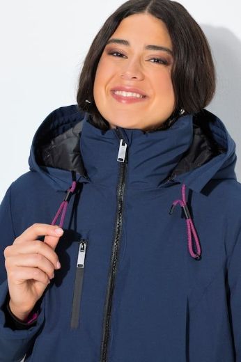 Moda za polnejše Jakna funkcionalna s kapuljačom plus velikost, xxl, Ulla Popken in Johann Popken (JP1880)