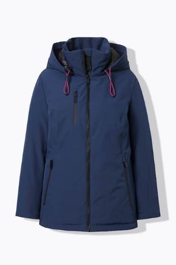 Moda za polnejše Jakna funkcionalna s kapuljačom plus velikost, xxl, Ulla Popken in Johann Popken (JP1880)