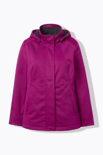 Moda za polnejše Jakna vodoodbojna s odvojivom kapuljačom plus velikost, xxl, Ulla Popken in Johann Popken (JP1880)