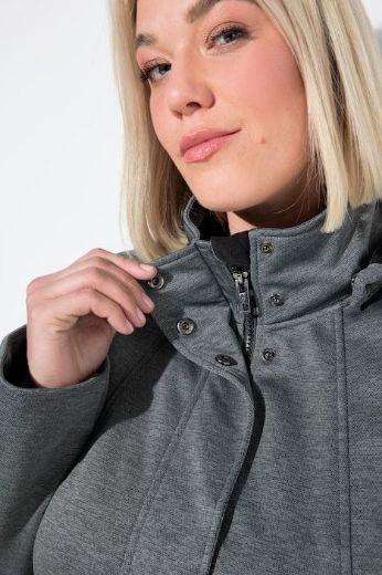 Moda za polnejše Jakna vodoodbojna s odvojivom kapuljačom plus velikost, xxl, Ulla Popken in Johann Popken (JP1880)