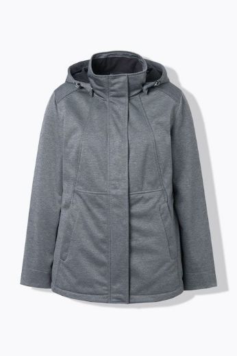 Moda za polnejše Jakna vodoodbojna s odvojivom kapuljačom plus velikost, xxl, Ulla Popken in Johann Popken (JP1880)