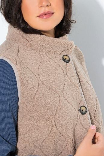 Moda za polnejše Prsluk od flisa plus velikost, xxl, Ulla Popken in Johann Popken (JP1880)