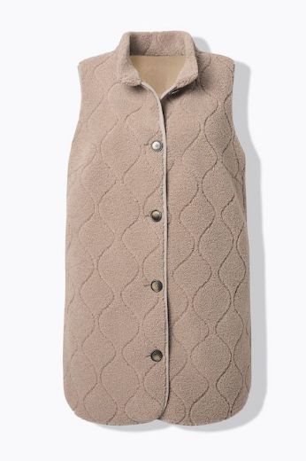 Moda za polnejše Prsluk od flisa plus velikost, xxl, Ulla Popken in Johann Popken (JP1880)