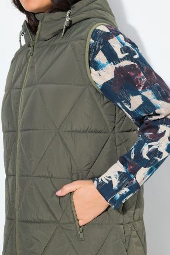 Moda za polnejše Prsluk prošiveni s kapuljačom plus velikost, xxl, Ulla Popken in Johann Popken (JP1880)