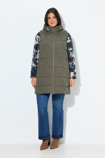 Moda za polnejše Prsluk prošiveni s kapuljačom plus velikost, xxl, Ulla Popken in Johann Popken (JP1880)