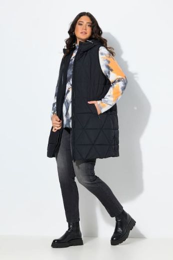 Moda za polnejše Prsluk prošiveni s kapuljačom plus velikost, xxl, Ulla Popken in Johann Popken (JP1880)