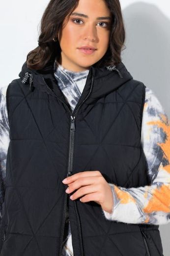 Moda za polnejše Prsluk prošiveni s kapuljačom plus velikost, xxl, Ulla Popken in Johann Popken (JP1880)