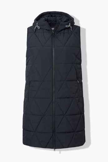 Moda za polnejše Prsluk prošiveni s kapuljačom plus velikost, xxl, Ulla Popken in Johann Popken (JP1880)