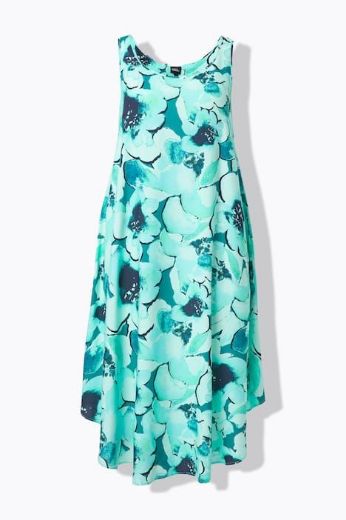 Moda za polnejše Haljina midi bez rukava plus velikost, xxl, Ulla Popken in Johann Popken (JP1880)