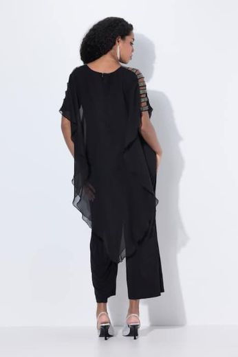 Moda za polnejše Kombinezon širokih nogavica plus velikost, xxl, Ulla Popken in Johann Popken (JP1880)