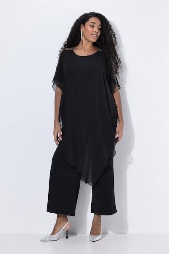 Moda za polnejše Kombinezon širokih nogavica plus velikost, xxl, Ulla Popken in Johann Popken (JP1880)